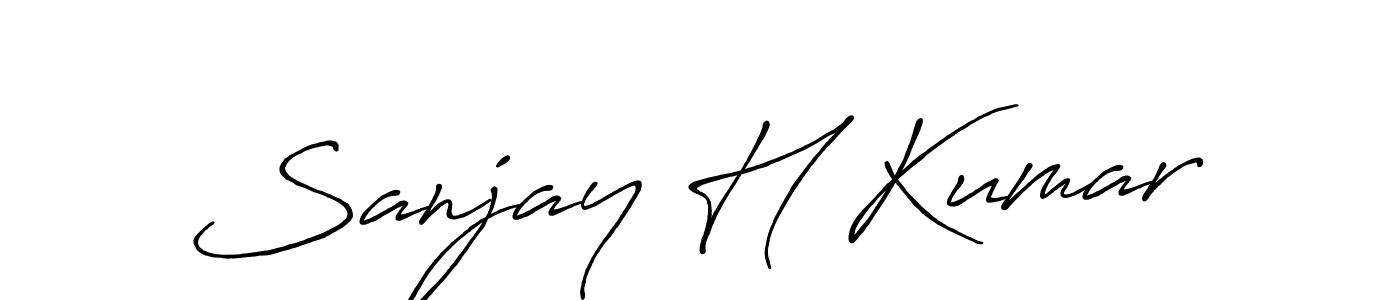 You can use this online signature creator to create a handwritten signature for the name Sanjay H Kumar. This is the best online autograph maker. Sanjay H Kumar signature style 7 images and pictures png