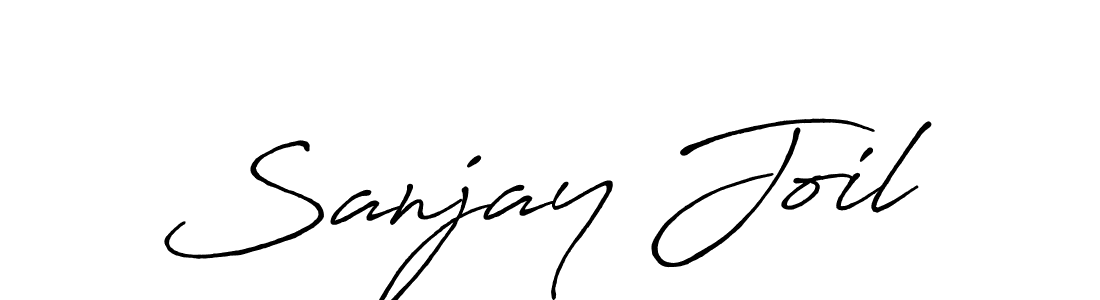 Also we have Sanjay Joil name is the best signature style. Create professional handwritten signature collection using Antro_Vectra_Bolder autograph style. Sanjay Joil signature style 7 images and pictures png