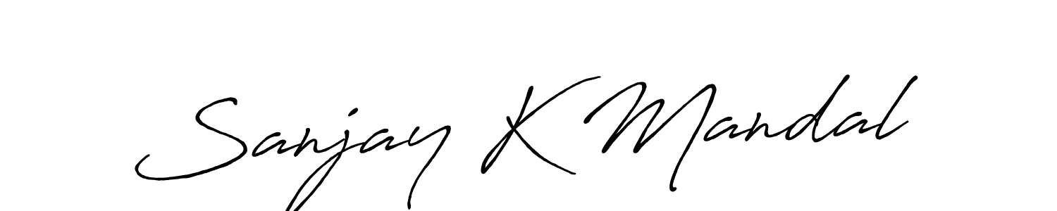 You should practise on your own different ways (Antro_Vectra_Bolder) to write your name (Sanjay K Mandal) in signature. don't let someone else do it for you. Sanjay K Mandal signature style 7 images and pictures png