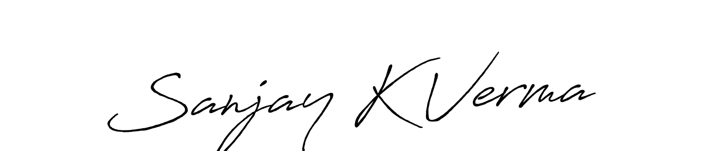 It looks lik you need a new signature style for name Sanjay K Verma. Design unique handwritten (Antro_Vectra_Bolder) signature with our free signature maker in just a few clicks. Sanjay K Verma signature style 7 images and pictures png