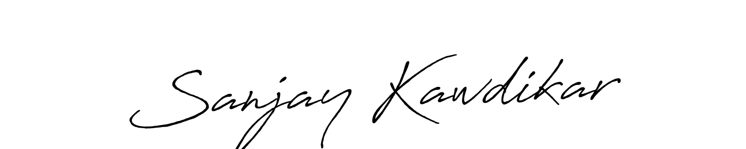 The best way (Antro_Vectra_Bolder) to make a short signature is to pick only two or three words in your name. The name Sanjay Kawdikar include a total of six letters. For converting this name. Sanjay Kawdikar signature style 7 images and pictures png