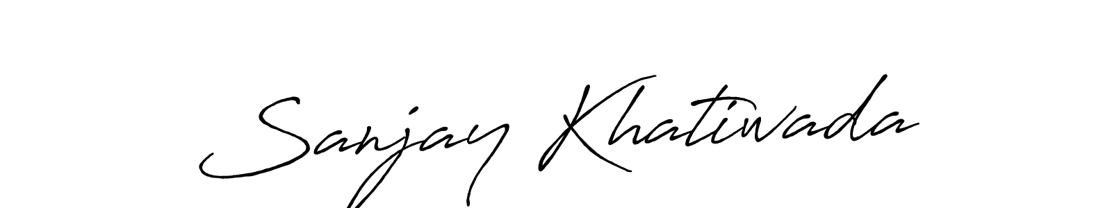 This is the best signature style for the Sanjay Khatiwada name. Also you like these signature font (Antro_Vectra_Bolder). Mix name signature. Sanjay Khatiwada signature style 7 images and pictures png