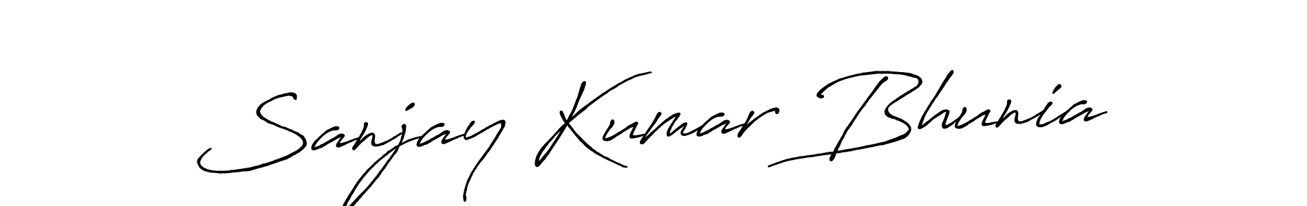 The best way (Antro_Vectra_Bolder) to make a short signature is to pick only two or three words in your name. The name Sanjay Kumar Bhunia include a total of six letters. For converting this name. Sanjay Kumar Bhunia signature style 7 images and pictures png