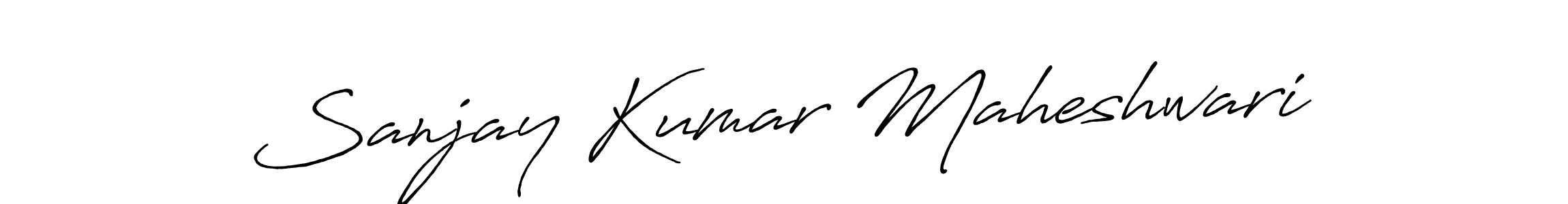 Make a short Sanjay Kumar Maheshwari signature style. Manage your documents anywhere anytime using Antro_Vectra_Bolder. Create and add eSignatures, submit forms, share and send files easily. Sanjay Kumar Maheshwari signature style 7 images and pictures png