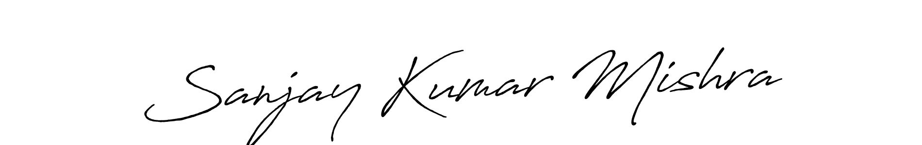 Design your own signature with our free online signature maker. With this signature software, you can create a handwritten (Antro_Vectra_Bolder) signature for name Sanjay Kumar Mishra. Sanjay Kumar Mishra signature style 7 images and pictures png