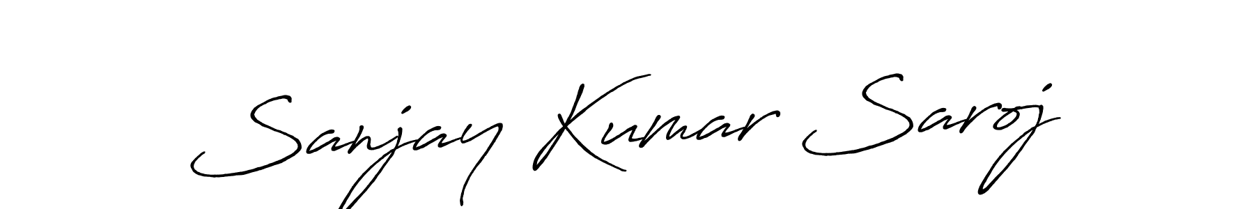 You should practise on your own different ways (Antro_Vectra_Bolder) to write your name (Sanjay Kumar Saroj) in signature. don't let someone else do it for you. Sanjay Kumar Saroj signature style 7 images and pictures png