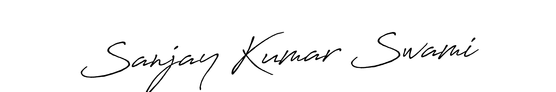 Make a short Sanjay Kumar Swami signature style. Manage your documents anywhere anytime using Antro_Vectra_Bolder. Create and add eSignatures, submit forms, share and send files easily. Sanjay Kumar Swami signature style 7 images and pictures png