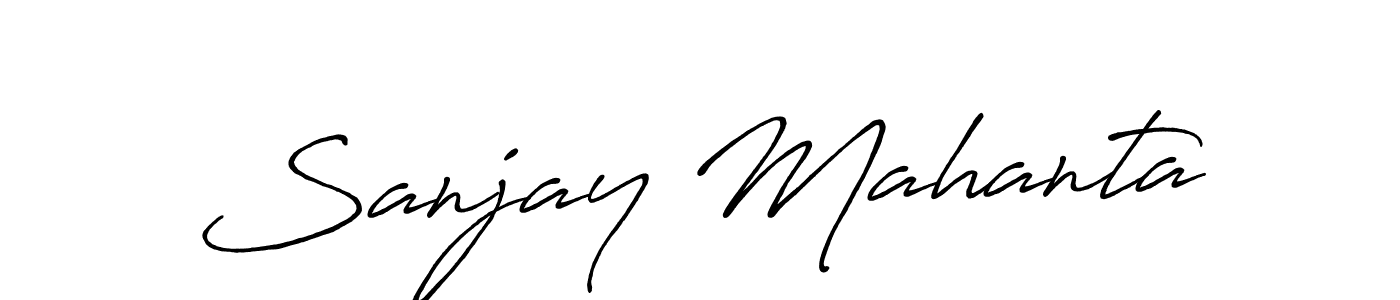 How to Draw Sanjay Mahanta signature style? Antro_Vectra_Bolder is a latest design signature styles for name Sanjay Mahanta. Sanjay Mahanta signature style 7 images and pictures png