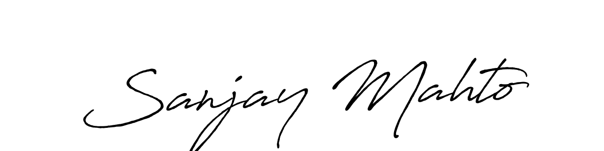 if you are searching for the best signature style for your name Sanjay Mahto. so please give up your signature search. here we have designed multiple signature styles  using Antro_Vectra_Bolder. Sanjay Mahto signature style 7 images and pictures png