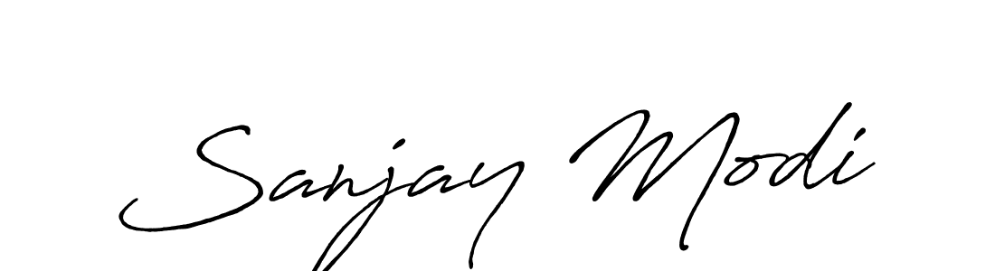It looks lik you need a new signature style for name Sanjay Modi. Design unique handwritten (Antro_Vectra_Bolder) signature with our free signature maker in just a few clicks. Sanjay Modi signature style 7 images and pictures png
