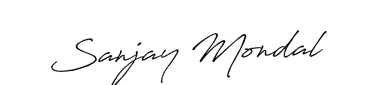 How to Draw Sanjay Mondal signature style? Antro_Vectra_Bolder is a latest design signature styles for name Sanjay Mondal. Sanjay Mondal signature style 7 images and pictures png