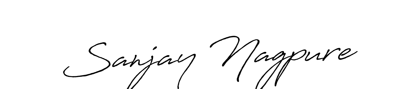 Make a beautiful signature design for name Sanjay Nagpure. Use this online signature maker to create a handwritten signature for free. Sanjay Nagpure signature style 7 images and pictures png