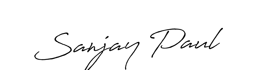 Also we have Sanjay Paul name is the best signature style. Create professional handwritten signature collection using Antro_Vectra_Bolder autograph style. Sanjay Paul signature style 7 images and pictures png