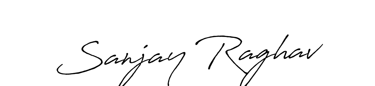 The best way (Antro_Vectra_Bolder) to make a short signature is to pick only two or three words in your name. The name Sanjay Raghav include a total of six letters. For converting this name. Sanjay Raghav signature style 7 images and pictures png