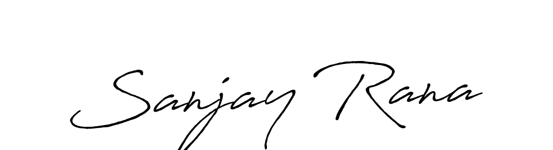 The best way (Antro_Vectra_Bolder) to make a short signature is to pick only two or three words in your name. The name Sanjay Rana include a total of six letters. For converting this name. Sanjay Rana signature style 7 images and pictures png