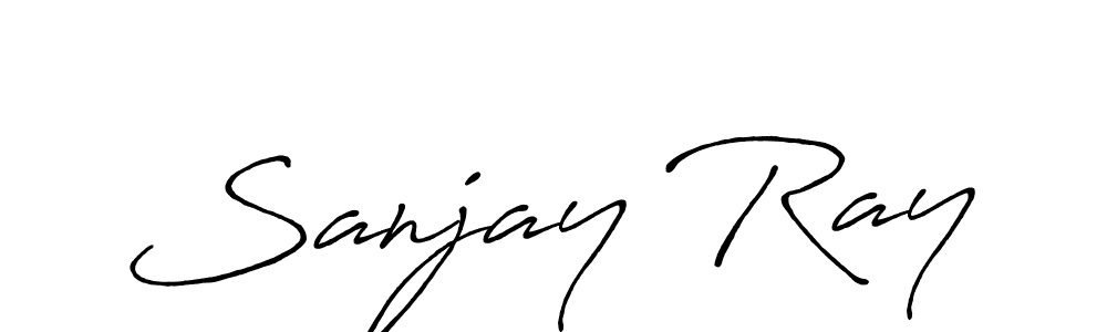 Sanjay Ray stylish signature style. Best Handwritten Sign (Antro_Vectra_Bolder) for my name. Handwritten Signature Collection Ideas for my name Sanjay Ray. Sanjay Ray signature style 7 images and pictures png