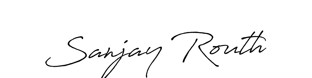 How to Draw Sanjay Routh signature style? Antro_Vectra_Bolder is a latest design signature styles for name Sanjay Routh. Sanjay Routh signature style 7 images and pictures png