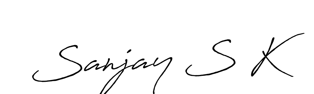 Make a beautiful signature design for name Sanjay S K. Use this online signature maker to create a handwritten signature for free. Sanjay S K signature style 7 images and pictures png