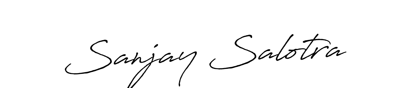 How to make Sanjay Salotra signature? Antro_Vectra_Bolder is a professional autograph style. Create handwritten signature for Sanjay Salotra name. Sanjay Salotra signature style 7 images and pictures png