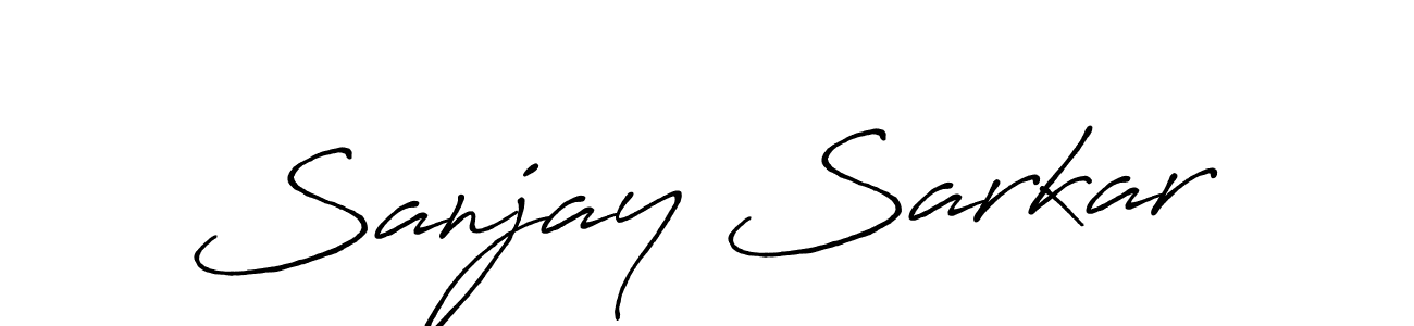 Also we have Sanjay Sarkar name is the best signature style. Create professional handwritten signature collection using Antro_Vectra_Bolder autograph style. Sanjay Sarkar signature style 7 images and pictures png