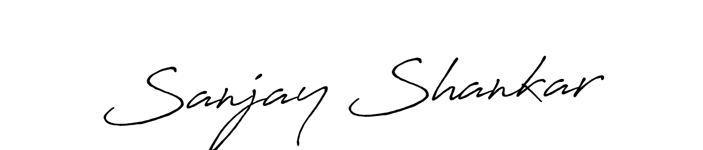 Antro_Vectra_Bolder is a professional signature style that is perfect for those who want to add a touch of class to their signature. It is also a great choice for those who want to make their signature more unique. Get Sanjay Shankar name to fancy signature for free. Sanjay Shankar signature style 7 images and pictures png
