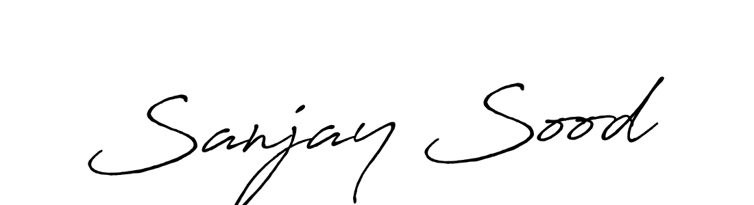 How to make Sanjay Sood signature? Antro_Vectra_Bolder is a professional autograph style. Create handwritten signature for Sanjay Sood name. Sanjay Sood signature style 7 images and pictures png