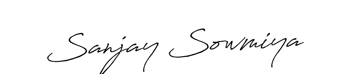 You can use this online signature creator to create a handwritten signature for the name Sanjay Sowmiya. This is the best online autograph maker. Sanjay Sowmiya signature style 7 images and pictures png