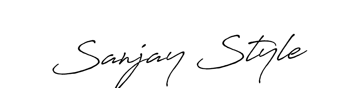 Similarly Antro_Vectra_Bolder is the best handwritten signature design. Signature creator online .You can use it as an online autograph creator for name Sanjay Style. Sanjay Style signature style 7 images and pictures png