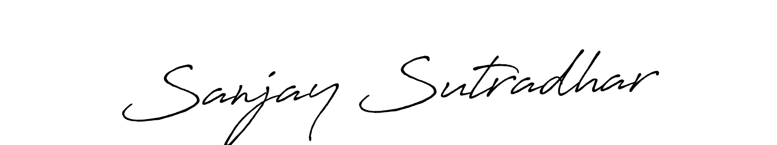 Also we have Sanjay Sutradhar name is the best signature style. Create professional handwritten signature collection using Antro_Vectra_Bolder autograph style. Sanjay Sutradhar signature style 7 images and pictures png