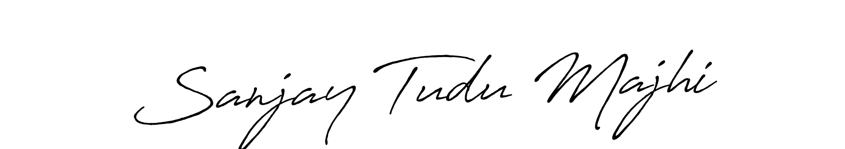 Design your own signature with our free online signature maker. With this signature software, you can create a handwritten (Antro_Vectra_Bolder) signature for name Sanjay Tudu Majhi. Sanjay Tudu Majhi signature style 7 images and pictures png