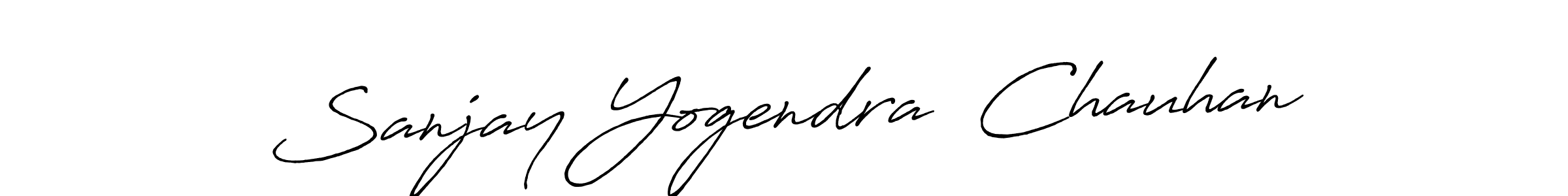 if you are searching for the best signature style for your name Sanjay Yogendra  Chauhan. so please give up your signature search. here we have designed multiple signature styles  using Antro_Vectra_Bolder. Sanjay Yogendra  Chauhan signature style 7 images and pictures png