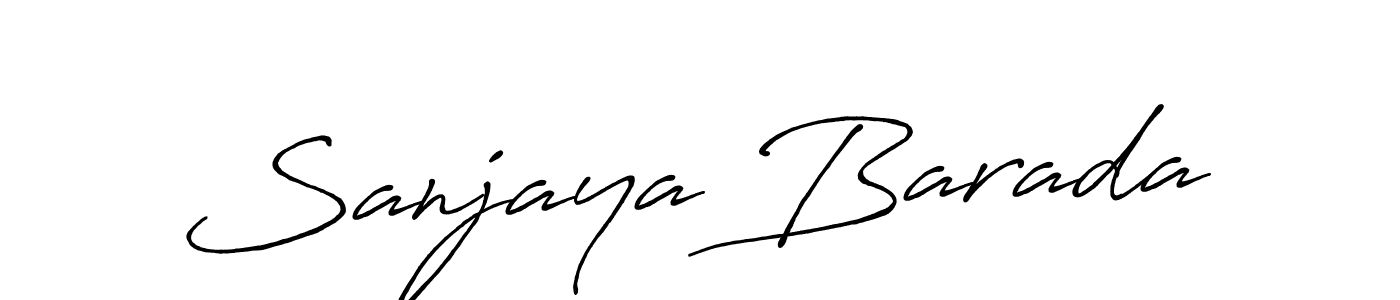 This is the best signature style for the Sanjaya Barada name. Also you like these signature font (Antro_Vectra_Bolder). Mix name signature. Sanjaya Barada signature style 7 images and pictures png