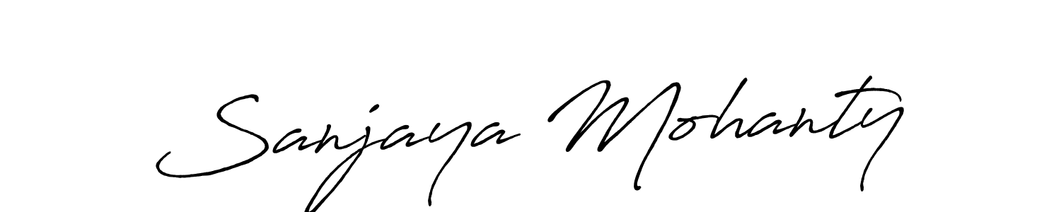 Once you've used our free online signature maker to create your best signature Antro_Vectra_Bolder style, it's time to enjoy all of the benefits that Sanjaya Mohanty name signing documents. Sanjaya Mohanty signature style 7 images and pictures png