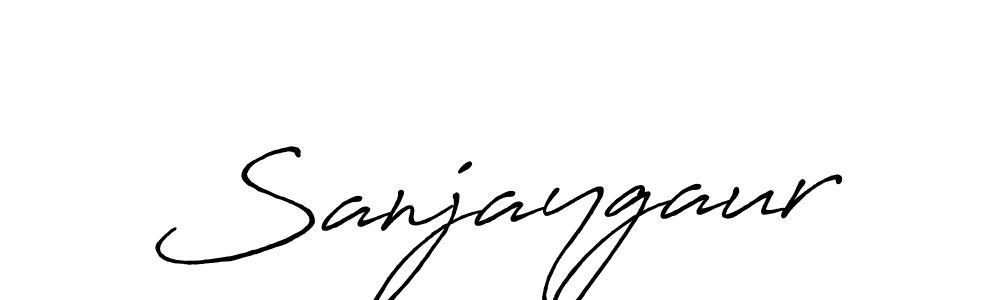 Use a signature maker to create a handwritten signature online. With this signature software, you can design (Antro_Vectra_Bolder) your own signature for name Sanjaygaur. Sanjaygaur signature style 7 images and pictures png