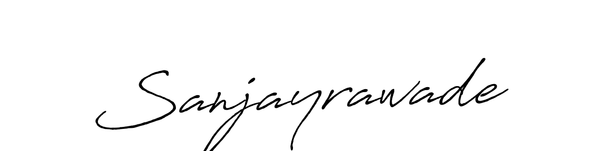 It looks lik you need a new signature style for name Sanjayrawade. Design unique handwritten (Antro_Vectra_Bolder) signature with our free signature maker in just a few clicks. Sanjayrawade signature style 7 images and pictures png