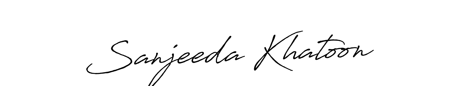 Make a beautiful signature design for name Sanjeeda Khatoon. Use this online signature maker to create a handwritten signature for free. Sanjeeda Khatoon signature style 7 images and pictures png