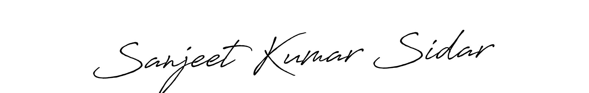 Similarly Antro_Vectra_Bolder is the best handwritten signature design. Signature creator online .You can use it as an online autograph creator for name Sanjeet Kumar Sidar. Sanjeet Kumar Sidar signature style 7 images and pictures png