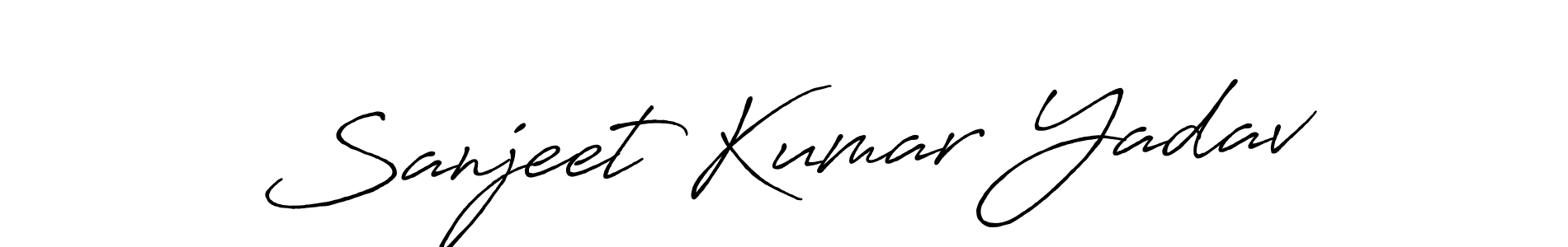 if you are searching for the best signature style for your name Sanjeet Kumar Yadav. so please give up your signature search. here we have designed multiple signature styles  using Antro_Vectra_Bolder. Sanjeet Kumar Yadav signature style 7 images and pictures png