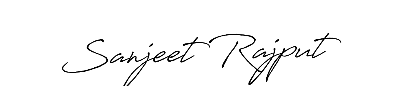 You should practise on your own different ways (Antro_Vectra_Bolder) to write your name (Sanjeet Rajput) in signature. don't let someone else do it for you. Sanjeet Rajput signature style 7 images and pictures png