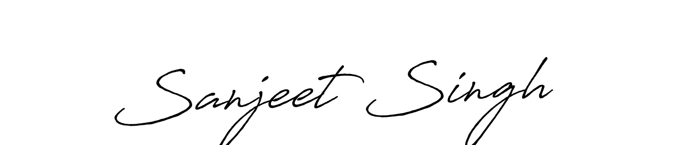 How to Draw Sanjeet Singh  signature style? Antro_Vectra_Bolder is a latest design signature styles for name Sanjeet Singh . Sanjeet Singh  signature style 7 images and pictures png
