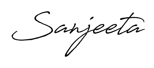 A classic penmanship look for Sanjeeta. The Antro_Vectra_Bolder font brings timeless elegance and confidence to every signed document. Sanjeeta signature style 7 images and pictures png