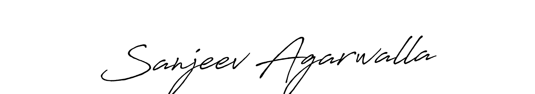 The best way (Antro_Vectra_Bolder) to make a short signature is to pick only two or three words in your name. The name Sanjeev Agarwalla include a total of six letters. For converting this name. Sanjeev Agarwalla signature style 7 images and pictures png