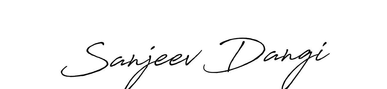 It looks lik you need a new signature style for name Sanjeev Dangi. Design unique handwritten (Antro_Vectra_Bolder) signature with our free signature maker in just a few clicks. Sanjeev Dangi signature style 7 images and pictures png