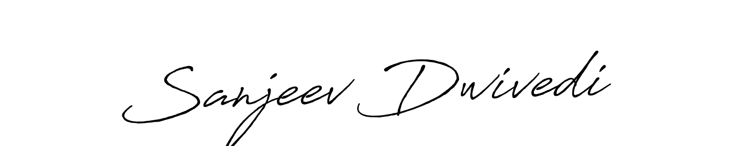 Create a beautiful signature design for name Sanjeev Dwivedi. With this signature (Antro_Vectra_Bolder) fonts, you can make a handwritten signature for free. Sanjeev Dwivedi signature style 7 images and pictures png