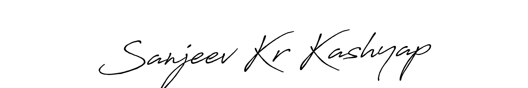 How to Draw Sanjeev Kr Kashyap signature style? Antro_Vectra_Bolder is a latest design signature styles for name Sanjeev Kr Kashyap. Sanjeev Kr Kashyap signature style 7 images and pictures png
