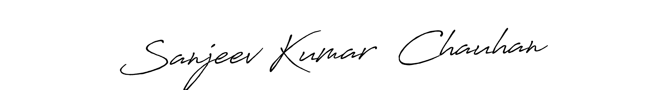 Sanjeev Kumar  Chauhan stylish signature style. Best Handwritten Sign (Antro_Vectra_Bolder) for my name. Handwritten Signature Collection Ideas for my name Sanjeev Kumar  Chauhan. Sanjeev Kumar  Chauhan signature style 7 images and pictures png