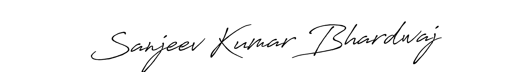 Use a signature maker to create a handwritten signature online. With this signature software, you can design (Antro_Vectra_Bolder) your own signature for name Sanjeev Kumar Bhardwaj. Sanjeev Kumar Bhardwaj signature style 7 images and pictures png