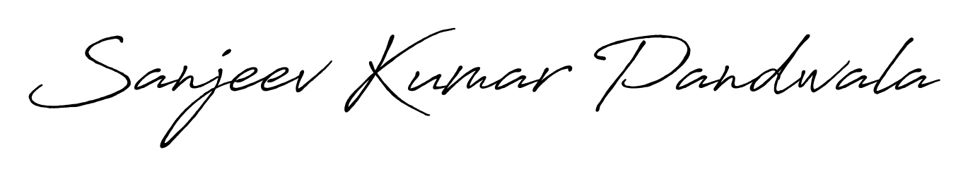 You should practise on your own different ways (Antro_Vectra_Bolder) to write your name (Sanjeev Kumar Pandwala) in signature. Don't let someone else do it for you. Sanjeev Kumar Pandwala signature style 7 images and pictures png