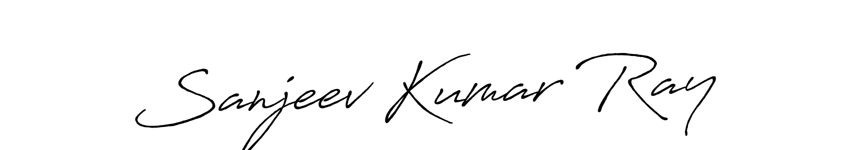 Create a beautiful signature design for name Sanjeev Kumar Ray. With this signature (Antro_Vectra_Bolder) fonts, you can make a handwritten signature for free. Sanjeev Kumar Ray signature style 7 images and pictures png