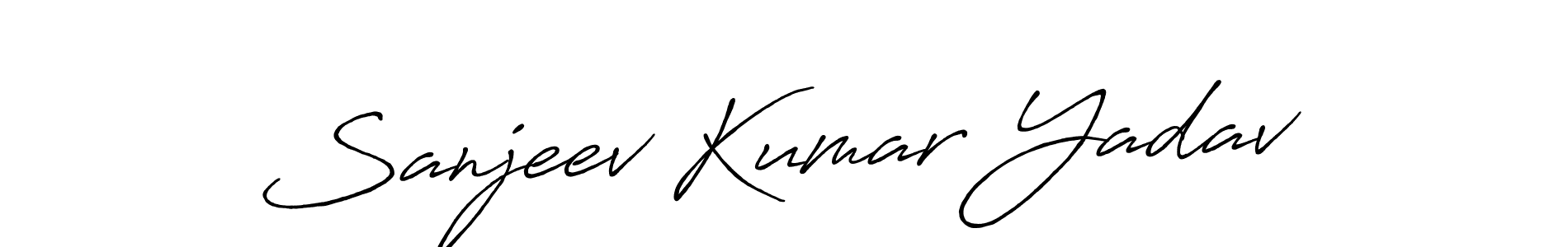 It looks lik you need a new signature style for name Sanjeev Kumar Yadav. Design unique handwritten (Antro_Vectra_Bolder) signature with our free signature maker in just a few clicks. Sanjeev Kumar Yadav signature style 7 images and pictures png